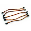 Male to Male Servo Wire (JR Connector) 22AWG 6in/15cm (5PCS)