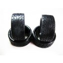 1/10 Scale On-Road Touring Soft Rubber Tire (Set of 4)