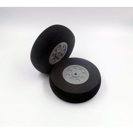 Foam Wheels 4-1/4in (110mm) Diameter One Pair