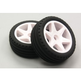 Front Tire Set for YiKong 1:12 Scale Cars(12047)