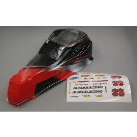 Printed Body Shell w/ Decal and Clip B for Acme 1/10 Flash (B0051P)