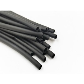 3mm Heat Shrink Tubing - Black (20pcs)