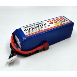 GForce 30C 3300mAh 6S 22.2V LiPO (T-Connector)
