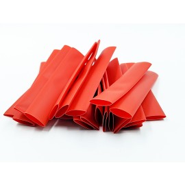 10mm Heat  Shrink Tubing - Red (20pcs)