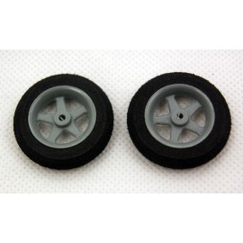 1.85in Five Spoke Micro Foam Wheels (2-pcs)