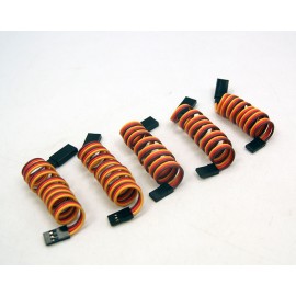 5pcs JR/Hitec Style Servo Extension Heavy Duty 22AWG 12in (30cm)