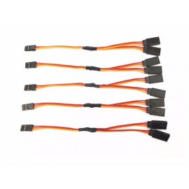 5pcs Universal Servo Y-Harness Heavy Duty 22AWG 12in