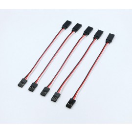 5pcs Universal Servo Extension Heavy Duty 22AWG 6in (15cm)