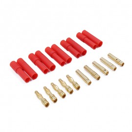 5 Sets HXT 4mm Bullet Connector Plug and Housing Set