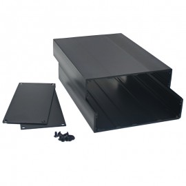 203*145*68mm Aluminum Enclosure Case Black