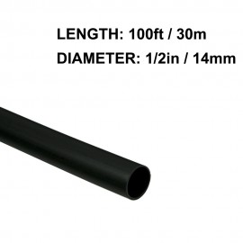 1/2in Heat Shrink Tubing 100ft (2:1 Shrink Ratio)