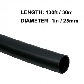1in Heat Shrink Tubing 100ft (2:1 Shrink Ratio)