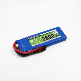 GForce 25C 2800mAh 2S 6.6V LiFe RX Pack