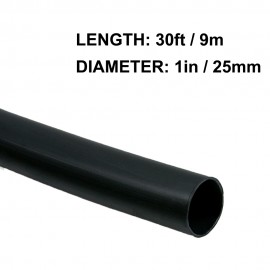 1in Heat Shrink Tubing 30ft (2:1 Shrink Ratio)