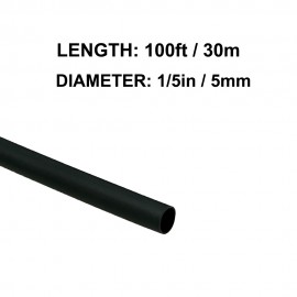 3/16in Heat Shrink Tubing 100ft (2:1 Shrink Ratio)