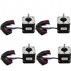 Nema 17 Stepper Motor 0.45NM (63.7oz.in) 2.0A 4pcs