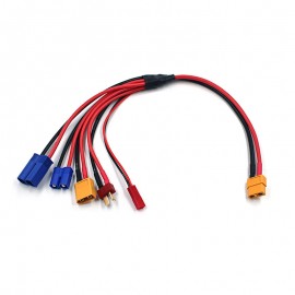 XT60/EC5/EC3/JST/T Connector Charge Cable for ISDT Style Chargers