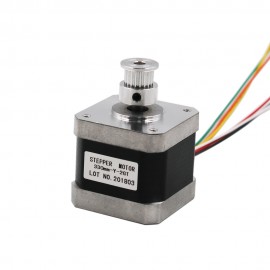 Nema 17 Stepper Motor  0.36Nm (51oz.in) 1.5A with 20T MXL Gear