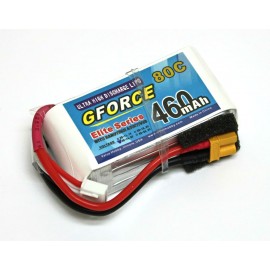 GForce Elite Series 80C 460mAh 4S 14.8V LiPO (XT30 Connector)