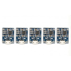 5pcs TP4056 5V Micro USB 1A Lithium Battery Charging Board Charger Module