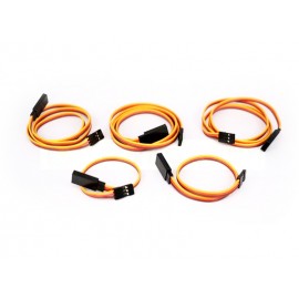 5pcs JR/Hitec Style Servo Extension 26AWG 18in (45cm)