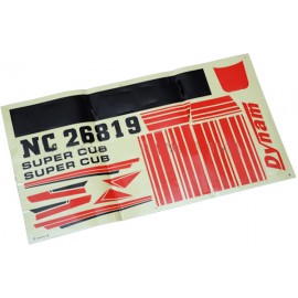 Dynam Cub PA-18 Decal (CUB008-White)