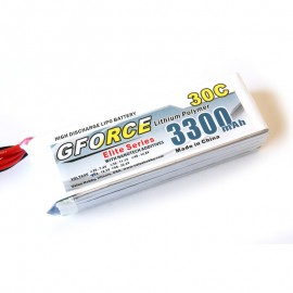 GForce Elite Series 30C 3300mAh 5S 18.5V LiPO (T-Connector)