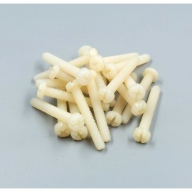 Nylon Metric Round Head Phillips Machine Screw M4 - 6mm (20pcs)