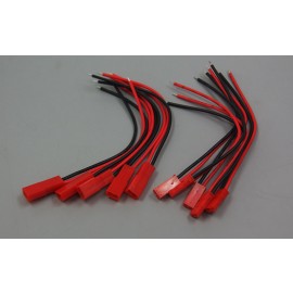 10in JST Connector Pigtail Wire (5 Male/Female Pairs)