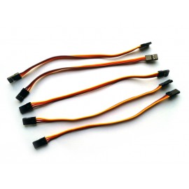 Male to Male Servo Wire (JR Connector) 22AWG 6in/15cm (5PCS)