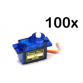 Towerpro SG90 Analog Plastic Gear Micro Servo (100 Bulk Pack)