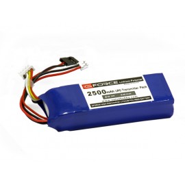 DISC GForce 2500mAh 3S 11.1V LiPO Transmitter TX Pack (Futaba/JR)
