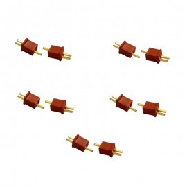 5 Sets Micro T Connector Male/Female Pair (Compatible with Deans Micro)