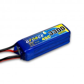 GForce 40C 3300mAh 6S 22.2V LiPO (T-Connector)