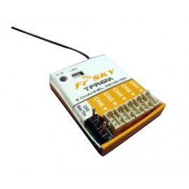 FrSky TFR6M 2.4GHz 6CH Receiver (Futaba Micro Connector and FASST Compatible)